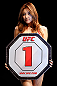 SAITAMA, JAPAN - MARCH 03:  UFC Octagon Girl Su-Jung Lee introduces a round during the UFC on FUEL TV event at Saitama Super Arena on March 3, 2013 in Saitama, Japan.  (Photo by Josh Hedges/Zuffa LLC/Zuffa LLC via Getty Images)