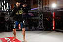 MONTREAL, QC - MARCH 13:  Carlos Condit conducts an open training session for fans and media ahead of his UFC 158 bout at Complexe Desjardins on March 13, 2013 in Montreal, Quebec, Canada.  (Photo by Josh Hedges/Zuffa LLC/Zuffa LLC via Getty Images)
