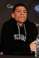 MONTREAL, QC - MARCH 14:  Nick Diaz interacts with media during the final press conference ahead of his UFC 158 bout at Bell Centre on March 14, 2013 in Montreal, Quebec, Canada.  (Photo by Josh Hedges/Zuffa LLC/Zuffa LLC via Getty Images)