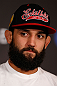 MONTREAL, QC - MARCH 14:  Johny Hendricks interacts with media during the final press conference ahead of his UFC 158 bout at Bell Centre on March 14, 2013 in Montreal, Quebec, Canada.  (Photo by Josh Hedges/Zuffa LLC/Zuffa LLC via Getty Images)