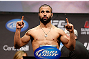 MONTREAL, QC - MARCH 15: John Makdessi weighs in during the UFC 158 weigh-in at Bell Centre on March 15, 2013 in Montreal, Quebec, Canada.  (Photo by Josh Hedges/Zuffa LLC/Zuffa LLC via Getty Images)