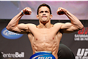 MONTREAL, QC - MARCH 15: Jake Ellenberger weighs in during the UFC 158 weigh-in at Bell Centre on March 15, 2013 in Montreal, Quebec, Canada.  (Photo by Josh Hedges/Zuffa LLC/Zuffa LLC via Getty Images)