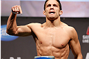 MONTREAL, QC - MARCH 15: Jake Ellenberger weighs in during the UFC 158 weigh-in at Bell Centre on March 15, 2013 in Montreal, Quebec, Canada.  (Photo by Josh Hedges/Zuffa LLC/Zuffa LLC via Getty Images)