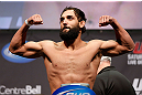 MONTREAL, QC - MARCH 15: Johny Hendricks weighs in during the UFC 158 weigh-in at Bell Centre on March 15, 2013 in Montreal, Quebec, Canada.  (Photo by Josh Hedges/Zuffa LLC/Zuffa LLC via Getty Images)