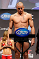 MONTREAL, QC - MARCH 15: Georges St-Pierre during the UFC 158 weigh-in at Bell Centre on March 15, 2013 in Montreal, Quebec, Canada.  (Photo by Josh Hedges/Zuffa LLC/Zuffa LLC via Getty Images)