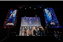 MONTREAL, QC - MARCH 15:  (L-R) Opponents Georges St-Pierre and Nick Diaz are separated by UFC president Dana White during the UFC 158 weigh-in at Bell Centre on March 15, 2013 in Montreal, Quebec, Canada.  (Photo by Josh Hedges/Zuffa LLC/Zuffa LLC via Getty Images)