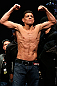 MONTREAL, QC - MARCH 15: Nick Diaz postures during the UFC 158 weigh-in at Bell Centre on March 15, 2013 in Montreal, Quebec, Canada.  (Photo by Josh Hedges/Zuffa LLC/Zuffa LLC via Getty Images)