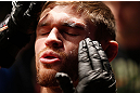 MONTREAL, QC - MARCH 16:  Daron Cruickshank prepares to enter the Octagon to fight John Makdessi in their lightweight bout during the UFC 158 event at Bell Centre on March 16, 2013 in Montreal, Quebec, Canada.  (Photo by Jonathan Ferrey/Zuffa LLC/Zuffa LLC via Getty Images)