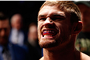MONTREAL, QC - MARCH 16:  Daron Cruickshank prepares to enter the Octagon to fight John Makdessi in their lightweight bout during the UFC 158 event at Bell Centre on March 16, 2013 in Montreal, Quebec, Canada.  (Photo by Jonathan Ferrey/Zuffa LLC/Zuffa LLC via Getty Images)