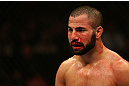 MONTREAL, QC - MARCH 16: John Makdessi prepares for another round against Daron Cruickshank during the UFC 158 event at Bell Centre on March 16, 2013 in Montreal, Quebec, Canada.  (Photo by Jonathan Ferrey/Zuffa LLC/Zuffa LLC via Getty Images)