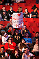 MONTREAL, QC - MARCH 16: A fan holds up a sign during the UFC 158 event at Bell Centre on March 16, 2013 in Montreal, Quebec, Canada.  (Photo by Josh Hedges/Zuffa LLC/Zuffa LLC via Getty Images)