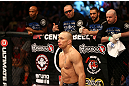 MONTREAL, QC - MARCH 16:  Georges St-Pierre stands in the Octagon before his welterweight championship bout against Nick Diaz during the UFC 158 event at Bell Centre on March 16, 2013 in Montreal, Quebec, Canada.  (Photo by Jonathan Ferrey/Zuffa LLC/Zuffa LLC via Getty Images)