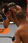 S&Atilde;O PAULO, BRASIL - 25/1/2013: Tiago Alves (Time Werdum) x Cleiton "Foguete" Duarte (Time Nogueira). (Foto de Luiz Pires Dias/Zuffa LLC/Zuffa LLC via Getty Images)