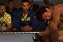 S&Atilde;O PAULO, BRASIL - 25/1/2013: Tiago Alves (Time Werdum) x Cleiton "Foguete" Duarte (Time Nogueira). (Foto de Luiz Pires Dias/Zuffa LLC/Zuffa LLC via Getty Images)