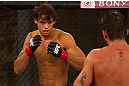 S&Atilde;O PAULO, BRASIL - 25/1/2013: Yan Cabral (Time Werdum) x David Vieira (Time Nogueira) na segunda luta na casa do The Ultimate Fighter Brasil 2. (Foto de Luiz Pires Dias/Zuffa LLC/Zuffa LLC via Getty Images)