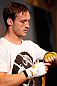 STOCKHOLM, SWEDEN - APRIL 03:  Brad Pickett of England conducts an open training session at the Grand Hotel on April 3, 2013 in Stockholm, Sweden.  (Photo by Josh Hedges/Zuffa LLC/Zuffa LLC via Getty Images)