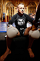 STOCKHOLM, SWEDEN - APRIL 03:  Ross Pearson of England conducts an open training session at the Grand Hotel on April 3, 2013 in Stockholm, Sweden.  (Photo by Josh Hedges/Zuffa LLC/Zuffa LLC via Getty Images)