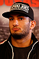 STOCKHOLM, SWEDEN - APRIL 03:  Gegard Mousasi of USA interacts with media during an interview session at the Grand Hotel on April 3, 2013 in Stockholm, Sweden.  (Photo by Josh Hedges/Zuffa LLC/Zuffa LLC via Getty Images)
