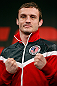 STOCKHOLM, SWEDEN - APRIL 03:  Brad Pickett of England poses for photos during an interview session at the Grand Hotel on April 3, 2013 in Stockholm, Sweden.  (Photo by Josh Hedges/Zuffa LLC/Zuffa LLC via Getty Images)