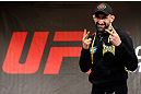 STOCKHOLM, SWEDEN - APRIL 03:  Reza Madadi of Sweden poses for photos during an interview session at the Grand Hotel on April 3, 2013 in Stockholm, Sweden.  (Photo by Josh Hedges/Zuffa LLC/Zuffa LLC via Getty Images)