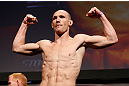 STOCKHOLM, SWEDEN - APRIL 05:  Ryan LaFlare weighs in during the UFC weigh-in at the Ericsson Globe Arena on April 5, 2013 in Stockholm, Sweden.  (Photo by Josh Hedges/Zuffa LLC/Zuffa LLC via Getty Images)