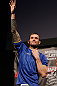 STOCKHOLM, SWEDEN - APRIL 05:  Benny Alloway wears a Zlatan Ibrahimovi&Auml;&Dagger; Swedish football jersey during the UFC weigh-in at the Ericsson Globe Arena on April 5, 2013 in Stockholm, Sweden.  (Photo by Josh Hedges/Zuffa LLC/Zuffa LLC via Getty Images)