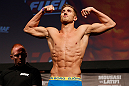 STOCKHOLM, SWEDEN - APRIL 05:  Chris Spang weighs in during the UFC weigh-in at the Ericsson Globe Arena on April 5, 2013 in Stockholm, Sweden.  (Photo by Josh Hedges/Zuffa LLC/Zuffa LLC via Getty Images)