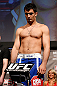 STOCKHOLM, SWEDEN - APRIL 05:  Gegard Mousasi weighs in during the UFC weigh-in at the Ericsson Globe Arena on April 5, 2013 in Stockholm, Sweden.  (Photo by Josh Hedges/Zuffa LLC/Zuffa LLC via Getty Images)