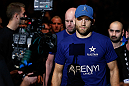 STOCKHOLM, SWEDEN - APRIL 06:  Tor Troeng of Sweden enters the arena before his middleweight fight against Adam Cella at the Ericsson Globe Arena on April 6, 2013 in Stockholm, Sweden.  (Photo by Josh Hedges/Zuffa LLC/Zuffa LLC via Getty Images)
