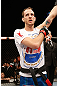 LAS VEGAS, NV - APRIL 13:   Cole Miller reacts to his victory over Bart Palaszewski in their featherweight fight at the Mandalay Bay Events Center  on April 13, 2013 in Las Vegas, Nevada.  (Photo by Josh Hedges/Zuffa LLC/Zuffa LLC via Getty Images)  *** Local Caption *** Cole Miller; Bart Palaszewski