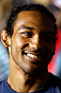 SAN JOSE, CA - APRIL 18:  Benson Henderson conducts interviews during media day ahead of the UFC on FOX event at HP Pavilion on April 18, 2013 in San Jose, California.  (Photo by Josh Hedges/Zuffa LLC/Zuffa LLC via Getty Images)