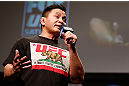 SAN JOSE, CA - APRIL 19:  Cung Le interacts with fans during a Q&A session before the UFC on FOX weigh-in at the California Theatre on April 19, 2013 in San Jose, California.  (Photo by Josh Hedges/Zuffa LLC/Zuffa LLC via Getty Images)