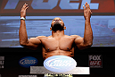 SAN JOSE, CA - APRIL 19:  Yoel Romero weighs in during the UFC on FOX weigh-in at the California Theatre on April 19, 2013 in San Jose, California.  (Photo by Josh Hedges/Zuffa LLC/Zuffa LLC via Getty Images)