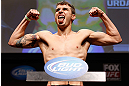 SAN JOSE, CA - APRIL 19:   Myles Jury weighs in during the UFC on FOX weigh-in at the California Theatre on April 19, 2013 in San Jose, California.  (Photo by Josh Hedges/Zuffa LLC/Zuffa LLC via Getty Images)