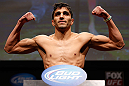 SAN JOSE, CA - APRIL 19:   Ramsey Nijem weighs in during the UFC on FOX weigh-in at the California Theatre on April 19, 2013 in San Jose, California.  (Photo by Josh Hedges/Zuffa LLC/Zuffa LLC via Getty Images)