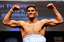 SAN JOSE, CA - APRIL 19:   Josh Thomson weighs in during the UFC on FOX weigh-in at the California Theatre on April 19, 2013 in San Jose, California.  (Photo by Josh Hedges/Zuffa LLC/Zuffa LLC via Getty Images)