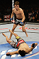 SAN JOSE, CA - APRIL 20:   Myles Jury (top) moves in to finish Ramsey Nijem in their lightweight bout during the UFC on FOX event at the HP Pavilion on April 20, 2013 in San Jose, California.  (Photo by Ezra Shaw/Zuffa LLC/Zuffa LLC via Getty Images)  *** Local Caption *** Ramsey Nijem; Myles Jury
