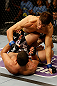 SAN JOSE, CA - APRIL 20:   Josh Thomson (top) punches Nate Diaz in their lightweight bout during the UFC on FOX event at the HP Pavilion on April 20, 2013 in San Jose, California.  (Photo by Ezra Shaw/Zuffa LLC/Zuffa LLC via Getty Images)  *** Local Caption *** Nate Diaz; Josh Thomson