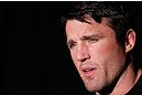 NEW YORK, NY - APRIL 25:   Chael Sonnen interacts with media during UFC 159 media day at The Theater at Madison Square Garden on April 25, 2013 in New York City.  (Photo by Josh Hedges/Zuffa LLC/Zuffa LLC via Getty Images)
