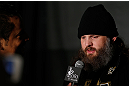 NEW YORK, NY - APRIL 25:   Roy Nelson interacts with media during UFC 159 media day at The Theater at Madison Square Garden on April 25, 2013 in New York City.  (Photo by Josh Hedges/Zuffa LLC/Zuffa LLC via Getty Images)