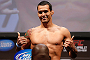 NEWARK, NJ - APRIL 26:   Vinny Magalhaes weighs in during the UFC 159 weigh-in event at the Prudential Center on April 26, 2013 in Newark, New Jersey.  (Photo by Josh Hedges/Zuffa LLC/Zuffa LLC via Getty Images)