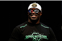 NEWARK, NJ - APRIL 26:   Cheick Kongo prepares to weigh in during the UFC 159 weigh-in event at the Prudential Center on April 26, 2013 in Newark, New Jersey.  (Photo by Josh Hedges/Zuffa LLC/Zuffa LLC via Getty Images)