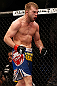 NEWARK, NJ - APRIL 27:   Bryan Caraway reacts after defeating Johny Bedford in their bantamweight fight during the UFC 159 event at the Prudential Center on April 27, 2013 in Newark, New Jersey.  (Photo by Josh Hedges/Zuffa LLC/Zuffa LLC via Getty Images)