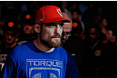 NEWARK, NJ - APRIL 27:  Pat Healy enters the arena before his lightweight fight against Jim Miller during the UFC 159 event at the Prudential Center on April 27, 2013 in Newark, New Jersey.  (Photo by Josh Hedges/Zuffa LLC/Zuffa LLC via Getty Images)