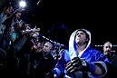 NEWARK, NJ - APRIL 27:  Chael Sonnen walks to octagon before facing Jon Jones in their light heavyweight championship bout during the UFC 159 event at the Prudential Center on April 27, 2013 in Newark, New Jersey.  (Photo by Al Bello/Zuffa LLC/Zuffa LLC Via Getty Images)
