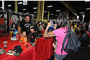 LAS VEGAS, NV - JULY 7:  Jake Shields poses with fans during the UFC Fan Expo at the Mandalay Bay Convention Center on July 7, 2012 in Las Vegas, Nevada.  (Photo by Al Powers/Zuffa LLC/Zuffa LLC via Getty Images)  *** Local Caption ***