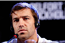 JARAGUA DO SUL, BRAZIL - MAY 16:   Luke Rockhold interacts with media during media day for the UFC on FX event on May 16, 2013 at the Sociedade Cultura Artistica in Jaragua do Sul, Santa Catarina, Brazil.  (Photo by Josh Hedges/Zuffa LLC/Zuffa LLC via Getty Images)
