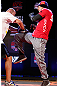JARAGUA DO SUL, BRAZIL - MAY 16:   Vitor Belfort conducts a workout session during media day for the UFC on FX event on May 16, 2013 at the Sociedade Cultura Artistica in Jaragua do Sul, Santa Catarina, Brazil.  (Photo by Josh Hedges/Zuffa LLC/Zuffa LLC via Getty Images)