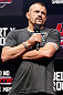 JARAGUA DO SUL, BRAZIL - MAY 17: Chuck Liddell interacts with fans during a Q&A session before the UFC on FX weigh-in on May 17, 2013 at the Arena Jaragua in Jaragua do Sul, Santa Catarina, Brazil. (Photo by Josh Hedges/Zuffa LLC/Zuffa LLC via Getty Images)