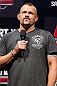 JARAGUA DO SUL, BRAZIL - MAY 17: Chuck Liddell interacts with fans during a Q&A session before the UFC on FX weigh-in on May 17, 2013 at the Arena Jaragua in Jaragua do Sul, Santa Catarina, Brazil. (Photo by Josh Hedges/Zuffa LLC/Zuffa LLC via Getty Images)